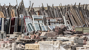 Tri des déchets sur chantier